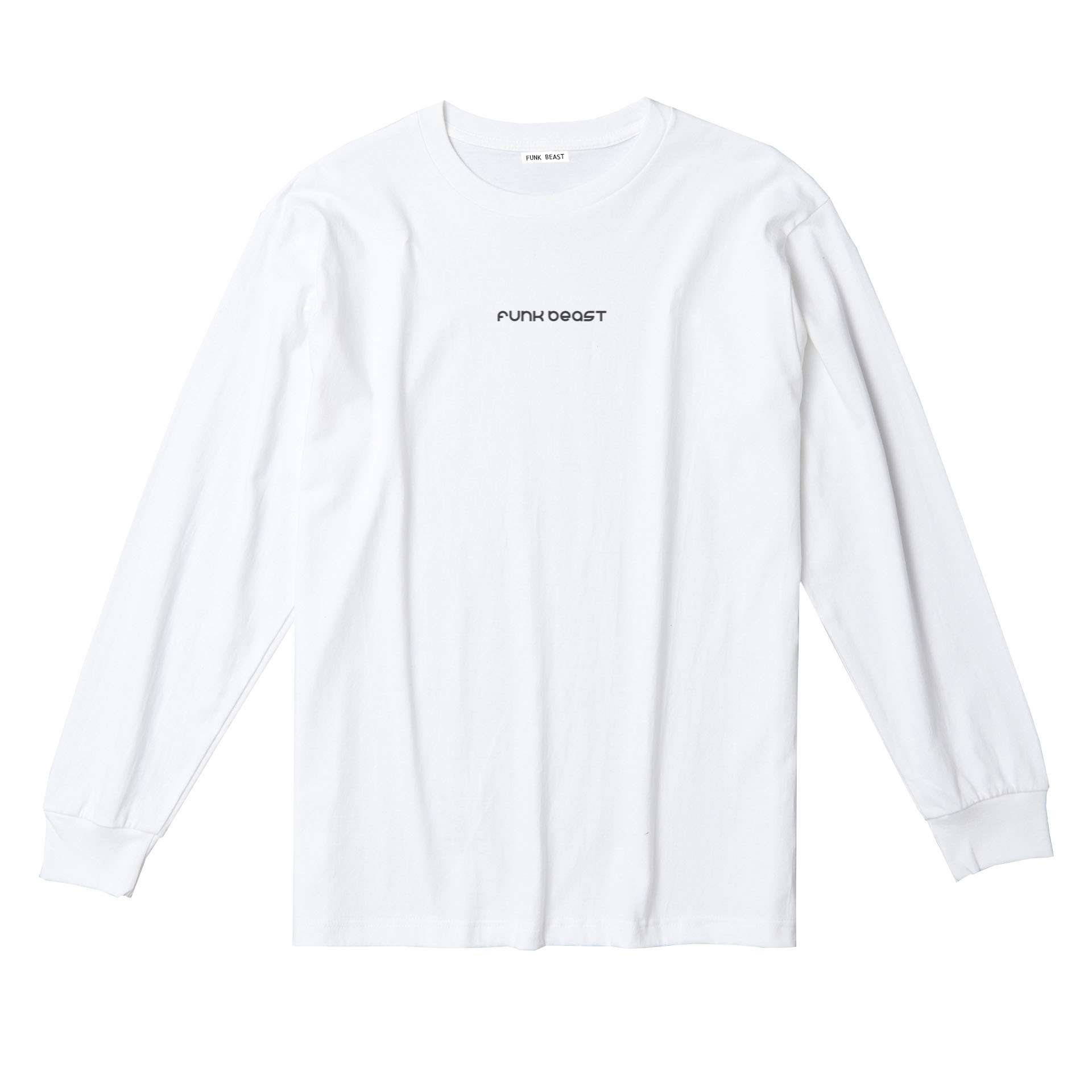 Basic Funk Beast LS Tee - White