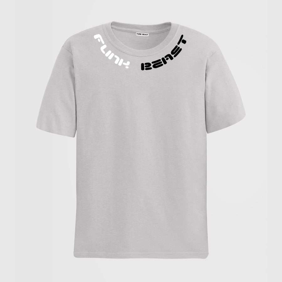 Funk Beast FB Logo Crewneck Tee Grey