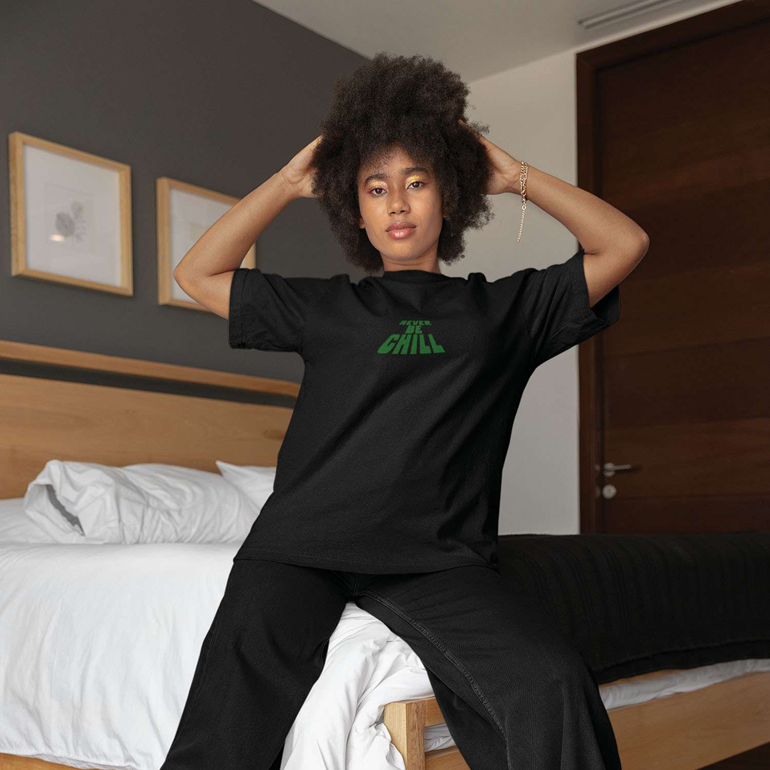 Funk Beast Never Be Chill Tee Black