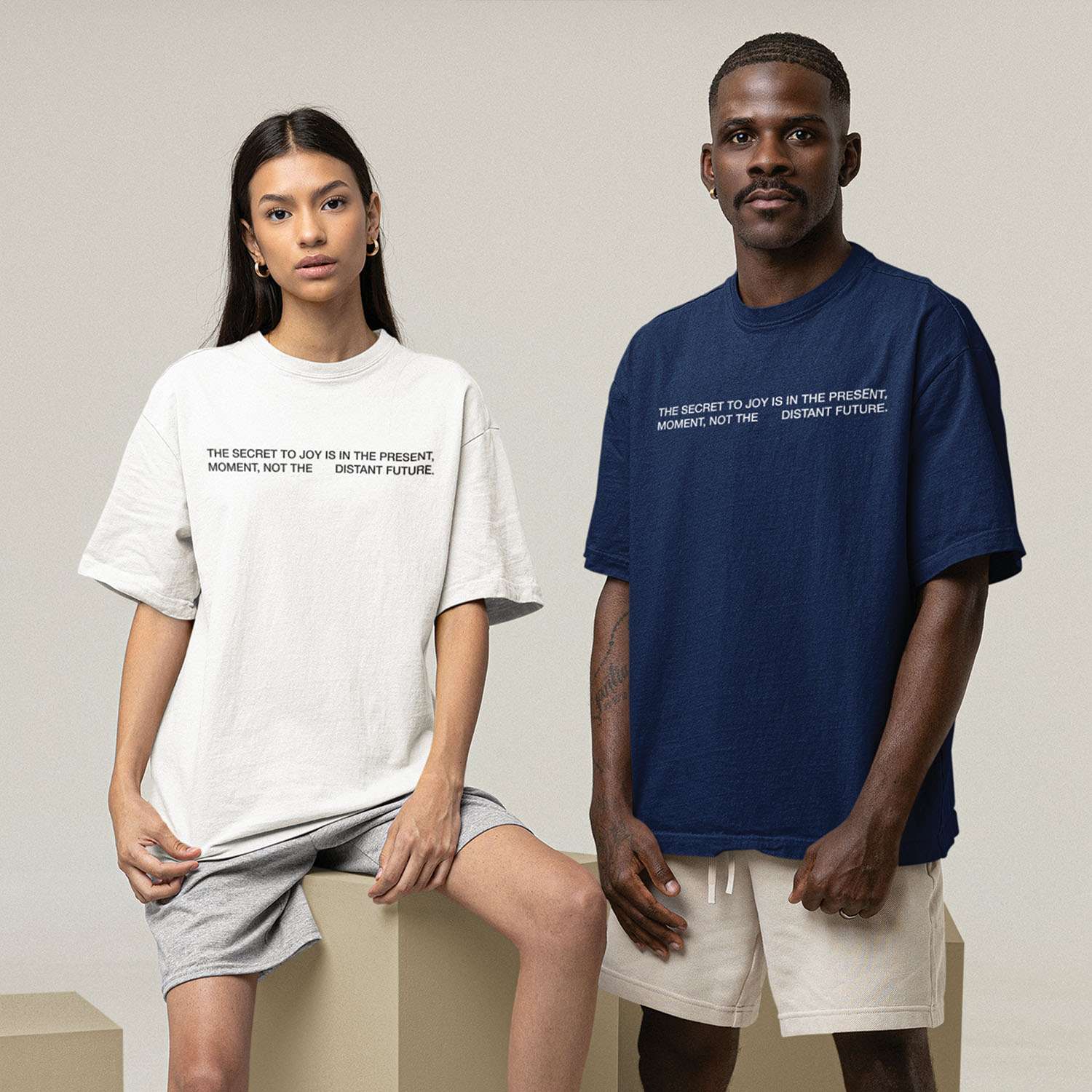 Funk Beast Secret to Joy Tee Navy