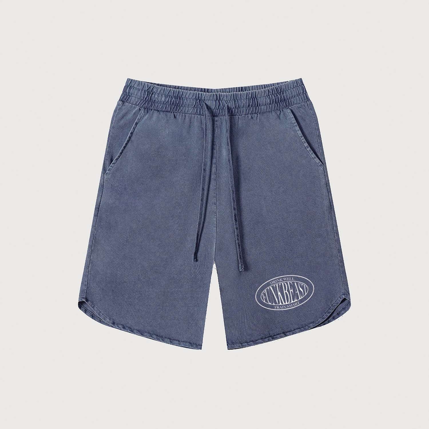 Funk Beast Vintage FB Shorts Blue