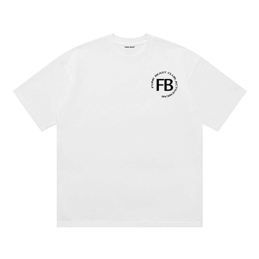 Funk Beast Activewear 2 T-Shirt White