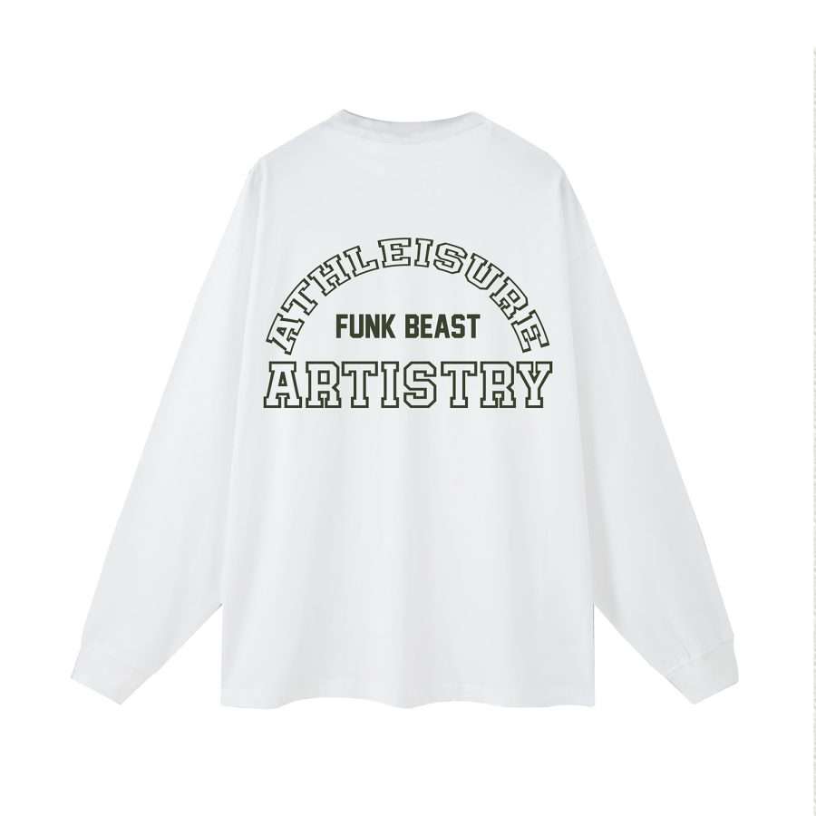 Funk Beast AA Curve Tee White