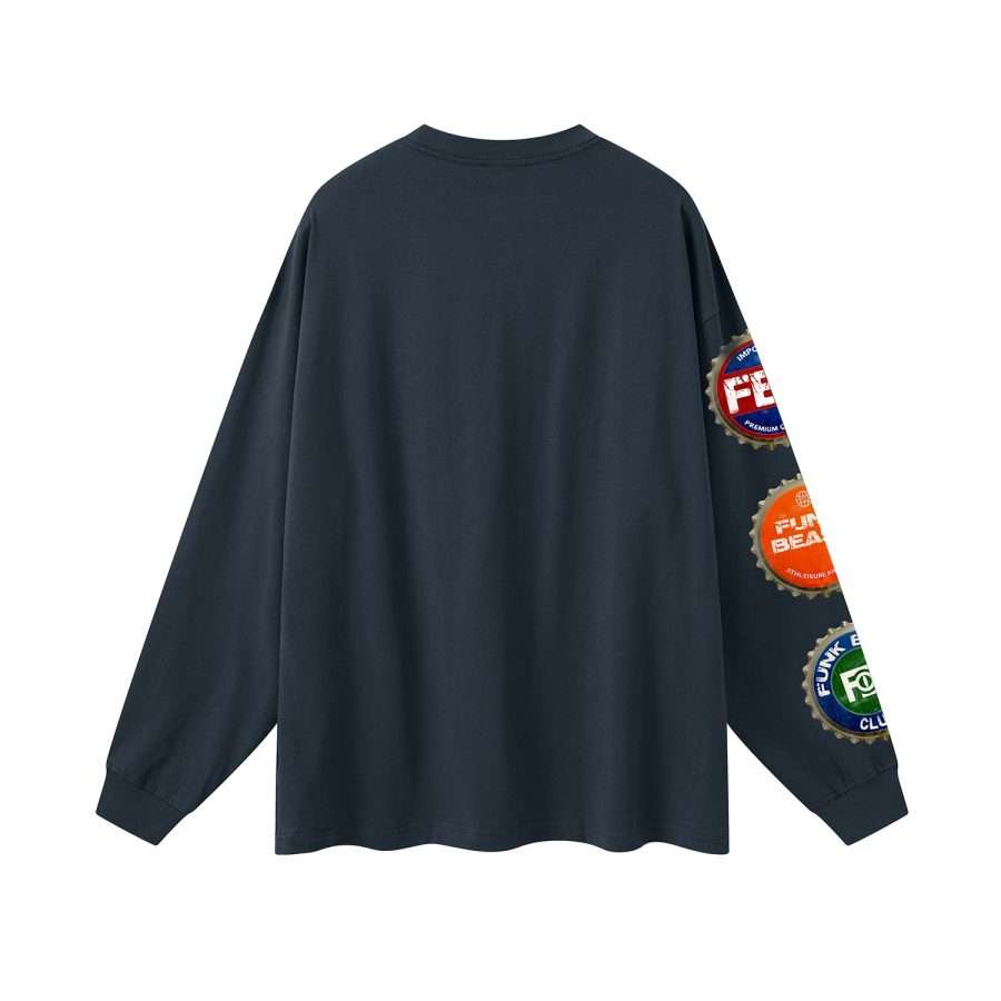 Funk Beast Beer Cap Tee Navy