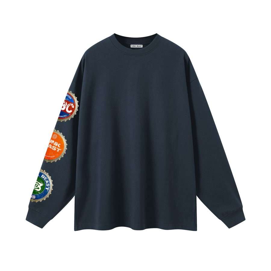Funk Beast Beer Cap Tee Navy