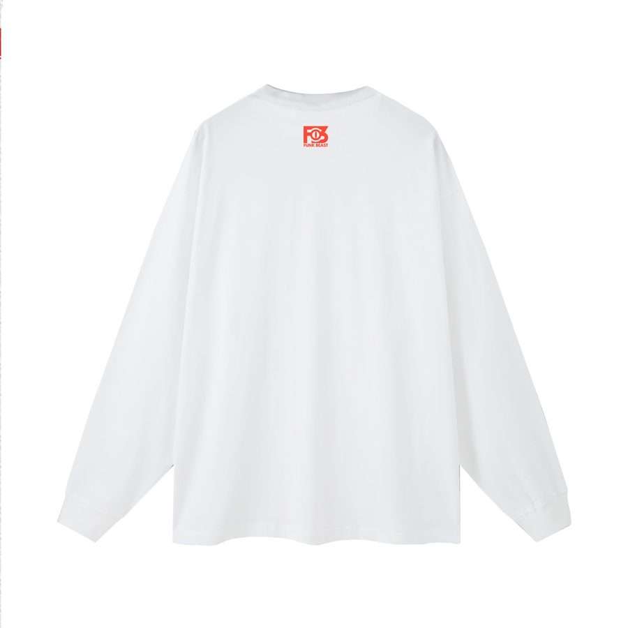 Funk Beast Monster Tee White