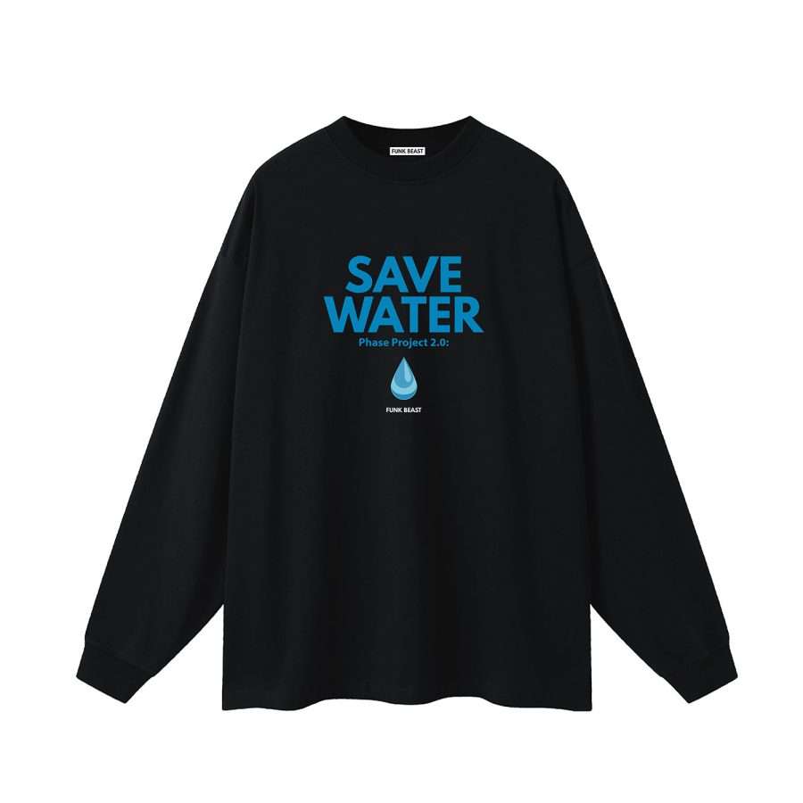 Funk Beast Save Water Tee Black